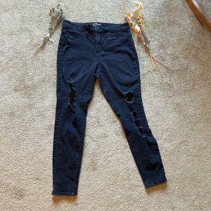 Universal Thread black distressed jeans
